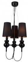 Z�v�sn� sv�tidlo AZzardo Baroco 3 pendant black AZ2163 E27 3x50W IP20 45cm �ern�