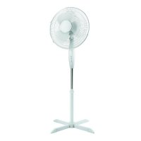 ACA Lighting stojanov� ventil�tor, b�l�, 45cm, AC 55W FANSPWH10