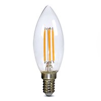 Solight LED žárovka retro, svíčka 4W, E14, 3000K, 360°, 440lm WZ401A-1 Solight LED žárovka retro, svíčka 4W, E14, 3000K, 360°, 440lm WZ401A-1