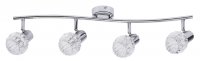 Rabalux bodové svítidlo Lauren E14 4x MAX 40W chromová 6094 Rabalux bodové svítidlo Lauren E14 4x MAX 40W chromová 6094