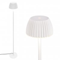 BRILONER Loca stojanov� lampa - 8W, 800lm, LED, dotykov� vyp�na�, stm�vateln�, tepl� b�l�, starob�l� 1625016