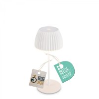 BRILONER Nab�jec� stoln� lampa Riffle Mini - 20 cm, 1,5W, 150lm, bezdr�tov�, LED, stm�vateln�, dotykov� vyp�na�, b�l� 7552016