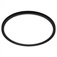 BRILONER Stropn� sv�tidlo do koupelny, pr. 29 cm, 19 W, 2400 lm, �ern� BRILO 3642-415