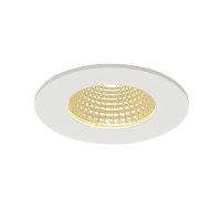 BIG WHITE PATTA-I, vestavn� sv�tidlo, LED, 3000K, kulat�, b�l� matn�, 38�, v�. ovlada�e 114421