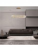 NOVA LUCE z�v�sn� sv�tidlo AURELIA zlat� kov a k�i���l LED 48W 230V 3500K IP20 stm�vateln� 9333073