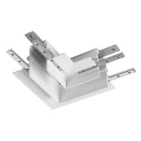 BIG WHITE (SLV) L-spojka mechanick� 48 V TRACK, pro mont�n� li�tu hlub., vlevo, b�l� 1006588