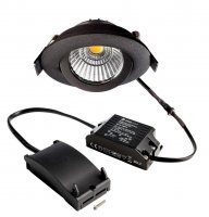 Deko-Light stropn� vestavn� sv�tidlo, Dione, 8,5 W, DIM, 2700 K, 220-240V 750 lm �ern� 565377