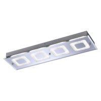 PAUL NEUHAUS LED stropn� a n�st�nn� sv�tidlo, chrom, sklo 4000K LD 11573-17