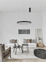 NOVA LUCE závěsné svítidlo PERRINE černý hliník a akryl LED 42W 230V 3000K IP20 stmívatelné 9345616 NOVA LUCE závěsné svítidlo PERRINE černý hliník a akryl LED 42W 230V 3000K IP20 stmívatelné 9345616