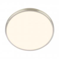 BRILONER Nobre stropn� sv�tidlo pr.33 cm - 17,5W, 2400lm, tepl� b�l�, LED, matn� nikl 3961012