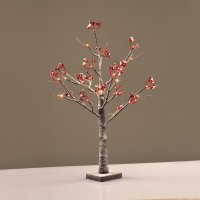 ACA Lighting červený stromeček 24 WW LED 220-240V IP44 10X10X60cm 3m hnědý napájecí kabel X1024143 ACA Lighting červený stromeček 24 WW LED 220-240V IP44 10X10X60cm 3m hnědý napájecí kabel X1024143