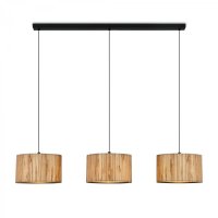 BRILONER Slama z�v�sn� sv�tidlo, st�nidlo z mo�sk� tr�vy, 3xE27 patice, p��rodn� 4855034