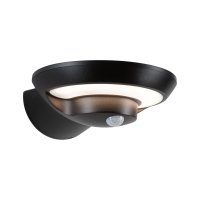 PAULMANN Sol�rn� LED venkovn� n�st�nn� sv�tidlo Bordola pohybov� �idlo IP44 180x211mm 3000K 3,5W antracit um�l� hmota