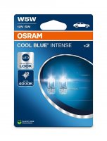 OSRAM W5W 12V W2.1x9.5d 5W Cool Blue INTENSE NextGen. 4000K blistr 2ks 2825CBN-2BL OSRAM W5W 12V W2.1x9.5d 5W Cool Blue INTENSE NextGen. 4000K blistr 2ks 2825CBN-2BL