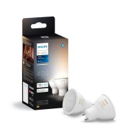 Philips Hue WA sada 2x ��rovka LED GU10 4,2W 400lm 2200-6500K CRI80 IP20