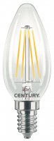 CENTURY LED FILAMENT SV��KA �IR� 4W E14 4000K 470Lm 360d 35x98mm IP20 CEN INM1-041440