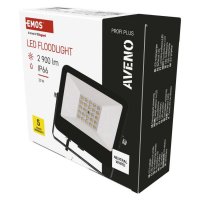 EMOS LED reflektor AVENO 20W, �ern�, neutr�ln� b�l� ZS2413