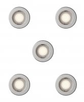 Philips Peridot Rec Kit Rd zapu�t�n� sv�tidlo kulat� 7W, AC 220-240, IP20, (5 ks), nikl