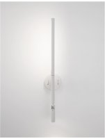 NOVA LUCE n�st�nn� sv�tidlo HANDY b�l� hlin�k a akryl nastaviteln�/rota�n� - vyp�na� na t�le LED Samsung 230V 3000K osv�tlen� 6W �tec� lampi�ka 3W IP20 9182811