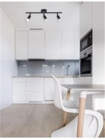 NOVA LUCE bodov� sv�tidlo LUP sat�nov� �ern� kov GU10 3x5W 230V IP20 bez ��rovky 960007