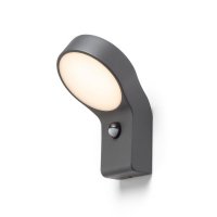 RENDL ELIA PIR nástěnná antracitová 230V LED 9W IP44 3000K R13931 RENDL ELIA PIR nástěnná antracitová 230V LED 9W IP44 3000K R13931