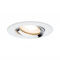 PAULMANN Vestavn� sv�tidlo LED Nova kruhov� 1x7W GU10 b�l� mat chrom nastaviteln� 929.03 P 92903