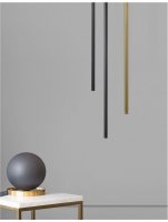 NOVA LUCE závěsné svítidlo ELETTRA černý hliník LED 5W 230V 3000K IP20 9088103 NOVA LUCE závěsné svítidlo ELETTRA černý hliník LED 5W 230V 3000K IP20 9088103