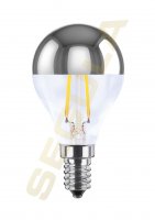 Segula 55370 LED kapka zrcadlový vrchlík stříbrná E14 2,5 W (21 W) 200 Lm 2.700 K Segula 55370 LED kapka zrcadlový vrchlík stříbrná E14 2,5 W (21 W) 200 Lm 2.700 K
