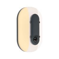 PAULMANN LED venkovní nástěnné svítidlo Elunor pohybové čidlo IP65 podlouhlé 122x212mm 2200 - 4000K 18,5W 230V antracit/bílá polykarbonát PAULMANN LED venkovní nástěnné svítidlo Elunor pohybové čidlo IP65 podlouhlé 122x212mm 2200 - 4000K 18,5W 230V antracit/bílá polykarbonát