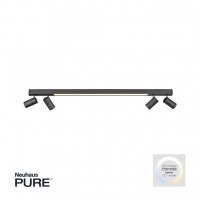 PAUL NEUHAUS PURE LINES LED bodov� sv�tidlo antracit stm�vateln� oto�n� CCT 2700-5000K