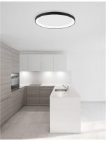 NOVA LUCE stropn� sv�tidlo PERTINO b�l� hlin�k a akryl LED 30W 230V 3000K IP20 stm�vateln� 9853672