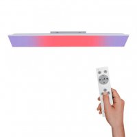 LEUCHTEN DIREKT is JUST LIGHT LED panel svítidlo, 100x25cm, RGB a CCT, stmívatelné RGB+2700-5000K LEUCHTEN DIREKT is JUST LIGHT LED panel svítidlo, 100x25cm, RGB a CCT, stmívatelné RGB+2700-5000K