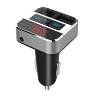 Solight FM transmitter s bluetooth p�ipojen�m do auta, 2x USB + handsfree BT02