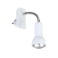 BRILONER Flexibiln� sv�tidlo do z�suvky 22 cm 1x E14 25W b�l� BRI 2739-016P