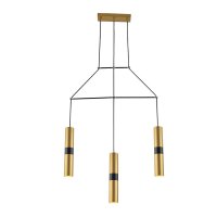 ACA Lighting z�v�sn� sv�tidlo 3XGU10 mosaz kov 66X8XH150CM DA VINCI HM853P66BR