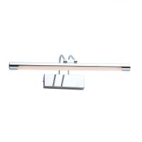 ACA Lighting n�st�nn� sv�tidlo LED 8W 3000K 520LM chrom nerez ocel IP44 40X12X19CM ARIA PN17LEDW40CH