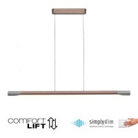 PAUL NEUHAUS LED z�v�sn� sv�tidlo HOOP k�vov� stm�vateln� nastaviteln� v��ka Comfort Lift SimplyDim 3000K PN 2732-36