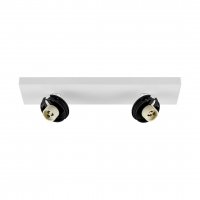 Deko-Light stropn� p�isazen� sv�tidlo - Can Tilt hranat� z�kladna, 2x 7,5 W GU10, b�l� 348266