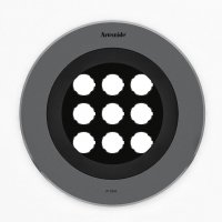 Artemide Ego Flat 220 downlight kruh 5d 3000K Inox IK10 T42015NSPW00