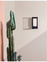 NOVA LUCE venkovn� n�st�nn� sv�tidlo BAY antracitov� hlin�k �ir� sklo a akrylov� difuzor LED 1.5W 3000K 3.7V 87st. IP65 sol�rn� / vyp�na� na t�le / pohybov� �idlo 9120711