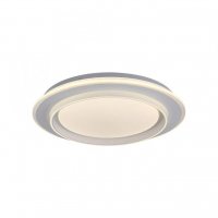 JUST LIGHT LED stropn� sv�tidlo LAGO, b�l�, stm�vateln�, s d�lkov�m ovlada�em 2700-6500K