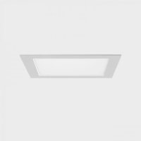 KOHL-Lighting DISC SQ zapu�t�n� sv�tidlo s r�me�kem 300X300 mm b�l� 24 W CRI >80 4000K PUSH