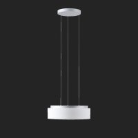 OSMONT ERI71346 ERIS LE3 z�v�sn� sklen�n� sv�tidlo st��brn� / b�l� IP40 3000/4000 K 33W LED DALI