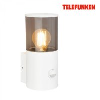 BRILONER TELEFUNKEN venkovní nástěnné svítidlo, pohybové čidlo, ochrana proti stříkající vodě, kouřové sklo, bílé 322306TF BRILONER TELEFUNKEN venkovní nástěnné svítidlo, pohybové čidlo, ochrana proti stříkající vodě, kouřové sklo, bílé 322306TF
