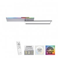 LEUCHTEN DIREKT is JUST LIGHT LED stropn� sv�tidlo hranat� hlin�k CCT stm�vateln� Rainbow RGB 2700-5000K LD 11326-95