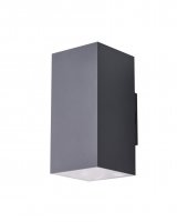 AZzardo ROLAND 2 venkovn� n�st�nn� sv�tidlo LED 18W 1600lm 3000K hranat� IP65, tmav� �ed�