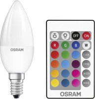 OSRAM LED STAR+ CL B RGBW FR 25 stm�vateln� ovlada�em 4,5W/827 E14