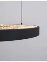 NOVA LUCE závěsné svítidlo PRESTON černý hliník a akryl LED 37W 230V 3000K IP20 stmívatelné 9865160 NOVA LUCE závěsné svítidlo PRESTON černý hliník a akryl LED 37W 230V 3000K IP20 stmívatelné 9865160