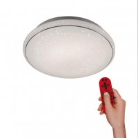 LEUCHTEN DIREKT is JUST LIGHT LED stropn� sv�tidlo, Smart Home, RGB+W, d�lkov� ovlada�, hv�zdn� nebe MEDION RGB+2700-5000K
