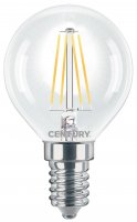 CENTURY LED FILAMENT MINI GLOBE �IR� 4W E14 2700K 470Lm 360d 45x76mm IP20 CEN INH1G-041427